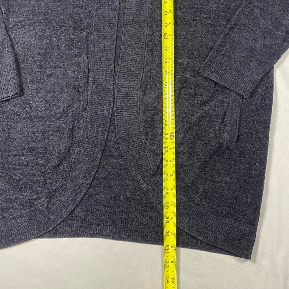 Barefoot Dreams Women’s Cozy Chic Ultra Lite Black Cardigan Size XL - Picture 6 of 7